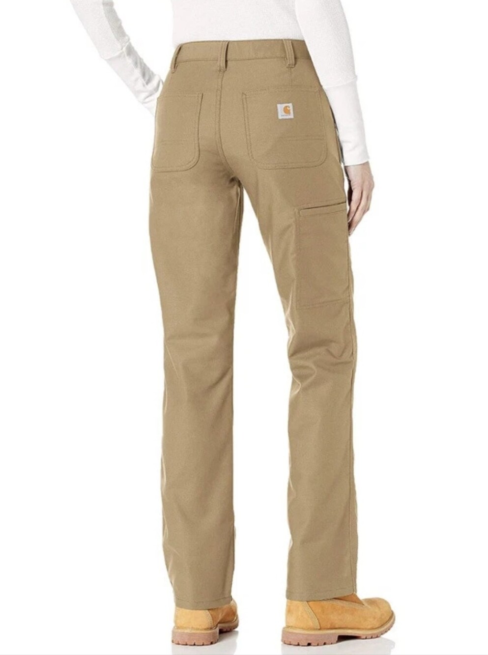 Carhartt Pants Dark Khaki Original Fit Rugged Professional Pants Sz 16